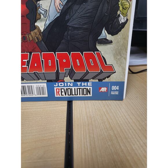 Deadpool #4 2013 2nd Print Geoff Darrow Variant Zombie Presidents Marvel Comics - Picture 4 of 7